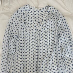 Pleione Blue Patterned Shirt